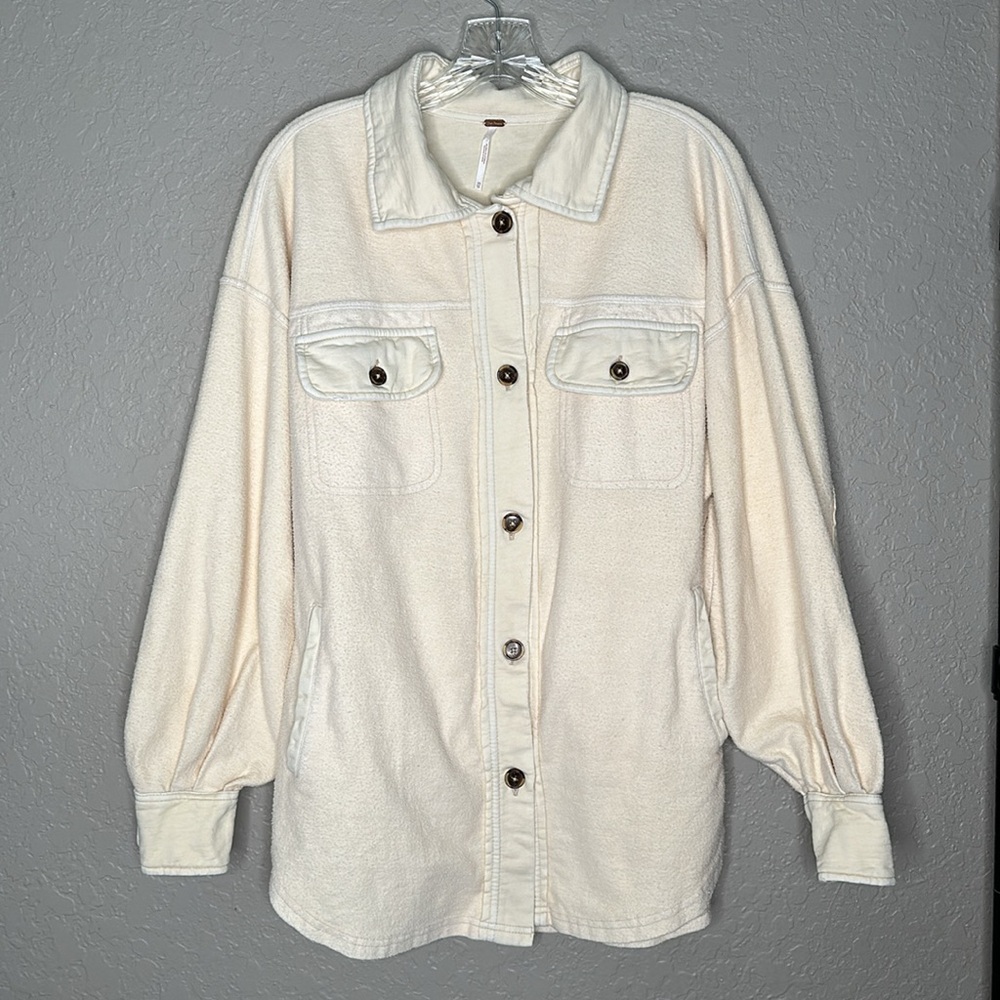 Free People  Ruby Jacket Champagne Dreams Shacket - Picture 6 of 12